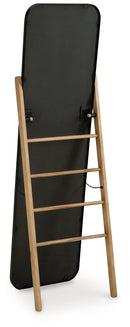 Bronick - Floor Mirror - Black / Brown