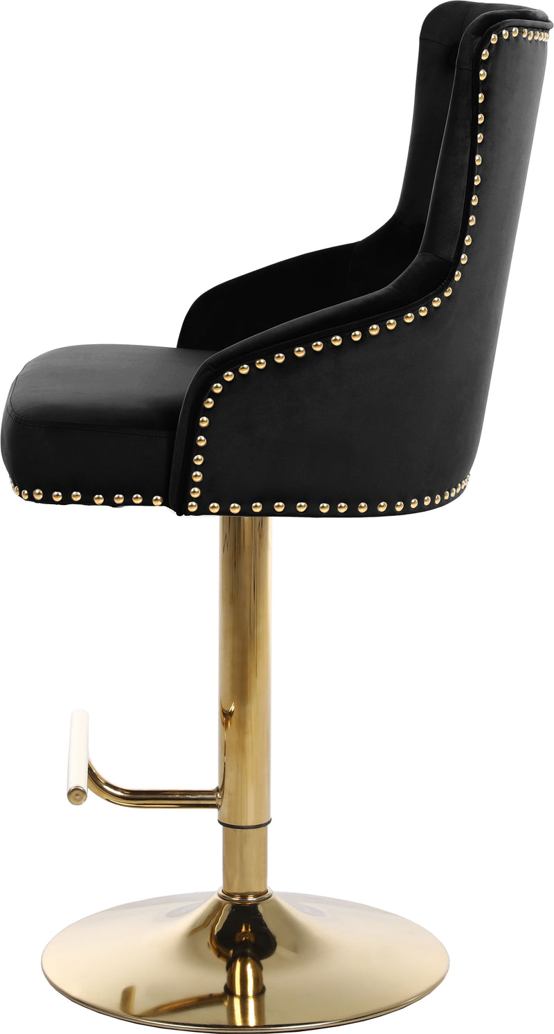 Claude - Adjustable Stool with Gold Base