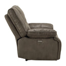 Harumi - Power Motion Recliner With USB - Gray Fabric