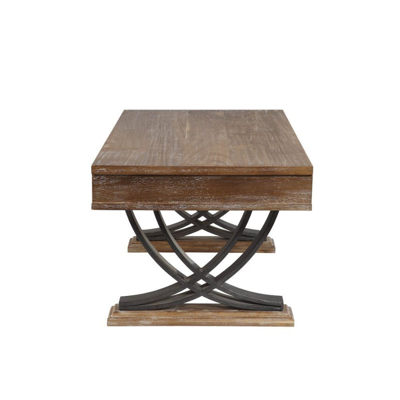 Pellio - Coffee Table - Antique Oak & Black