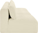 Shaggy - 3 Seat Modular Armless Sofa