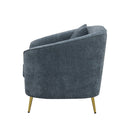 Nakendra - Chair With Pillow - Cobalt Blue Chenille