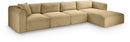 Shaggy - 4 Piece Modular Sectional