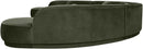 Avra - 189" Velvet Performance Fabric Upholstered Sectional