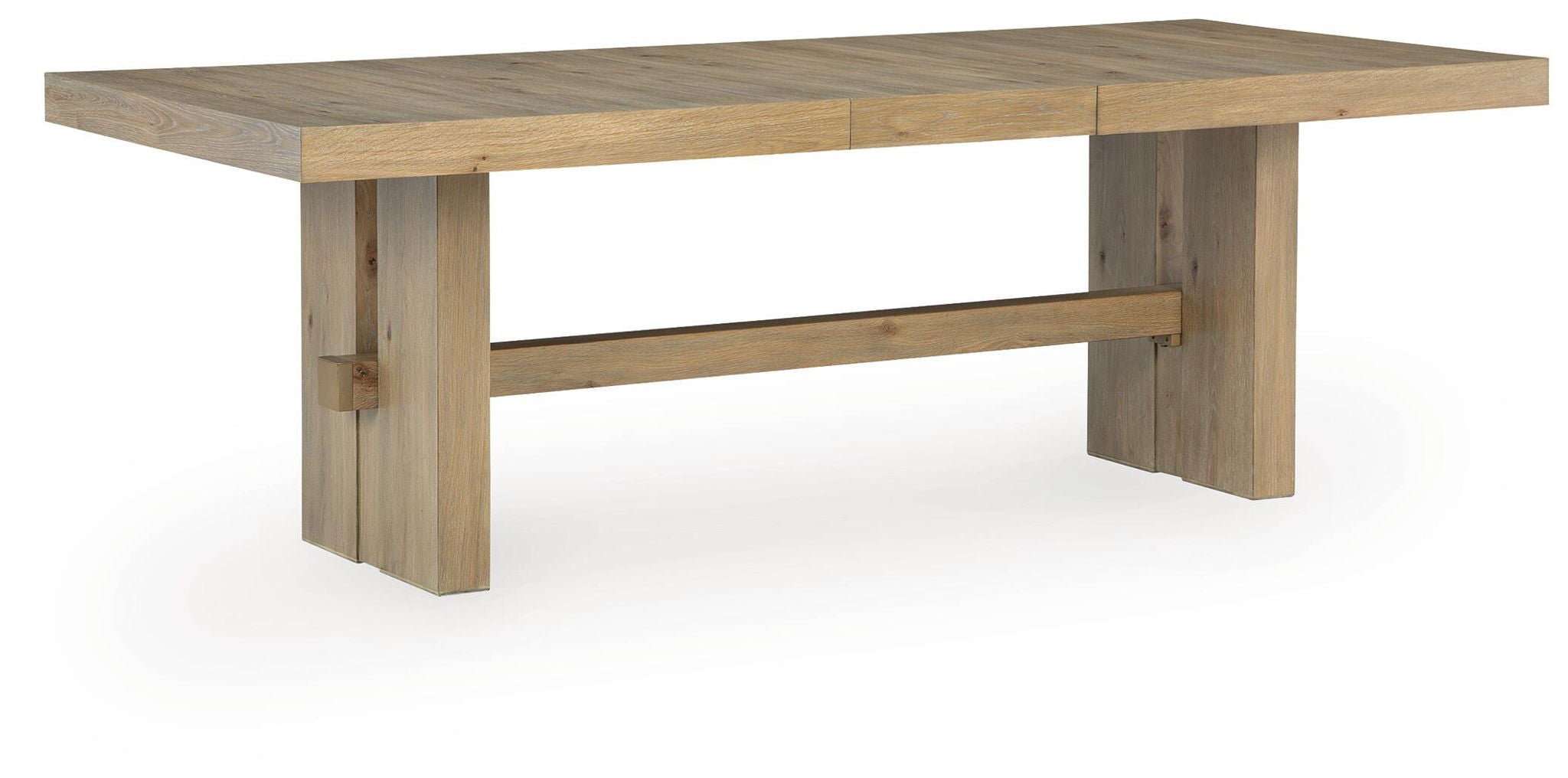 Lasinger - Rectangular Dining Room Extension Table - Light Brown ...