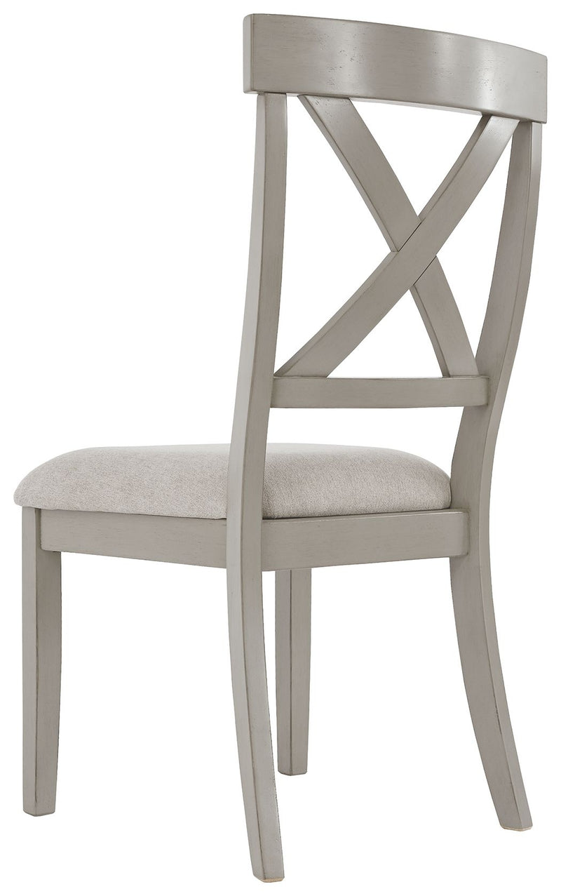 Parellen - Gray - Dining Uph Side Chair (Set of 2)