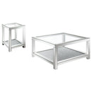 Valentina - Mirrored Coffee Table Set