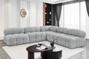 Ames - 5 Piece Fabric Modular Corner Sectional