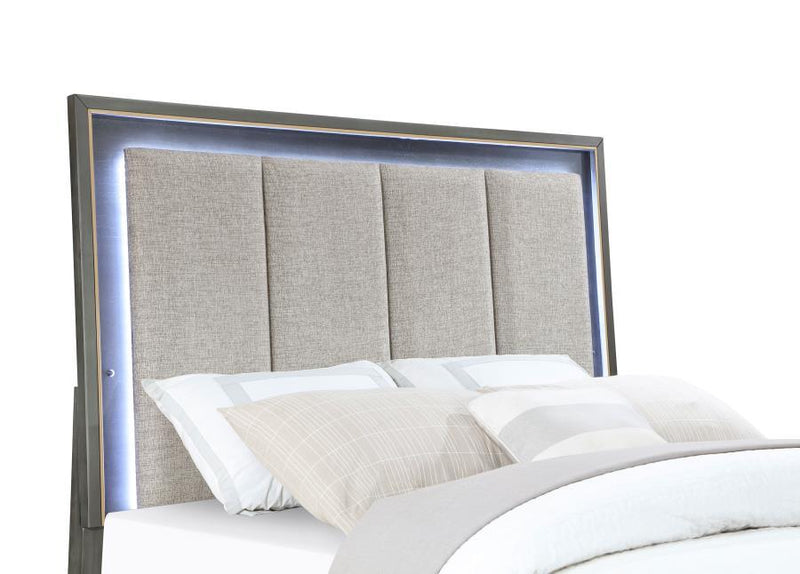 Kieran - Bedroom Set With Upholstered LED Headboard