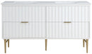 Modernist - Bathroom Vanity With Gold Legs