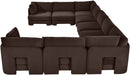 Hammond - Velvet Performance Fabric Upholstered 9 Piece Sectional