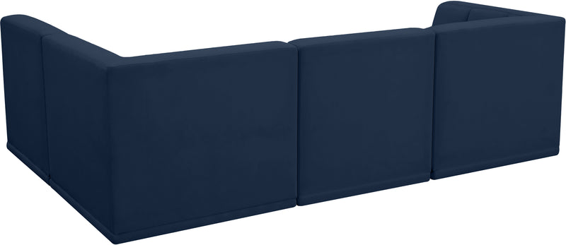 Relax - Modular Sectional 4 Piece - Navy