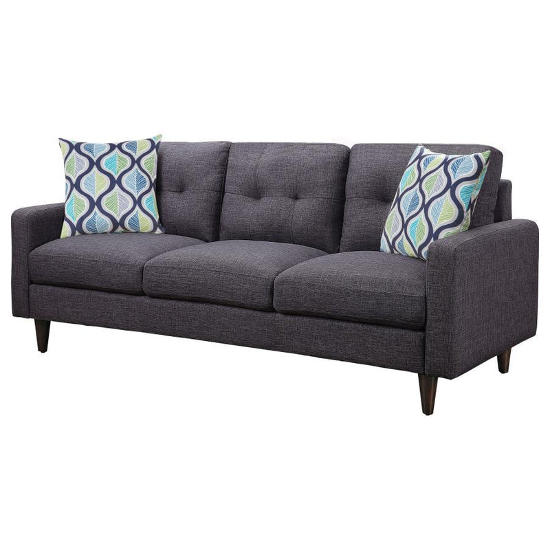 Watsonville - Tufted Back Sofa - Gray