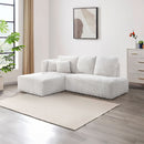 Manya - Sectional Sofa - Ivory Corduroy