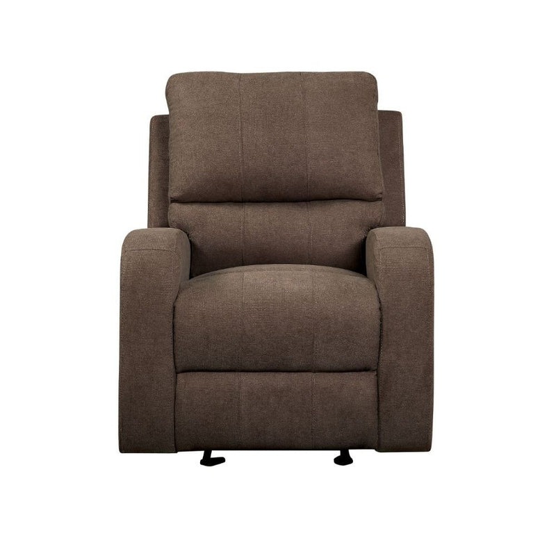 Livino - Recliner - Brown Fabric