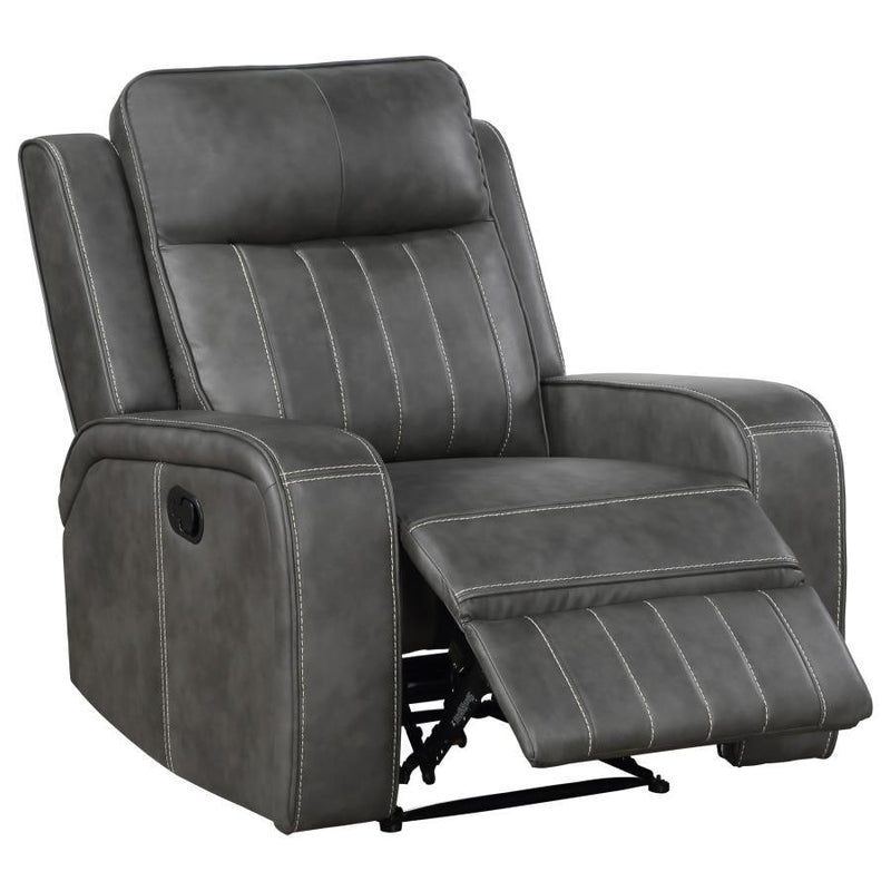 Raelynn - Upholstered Track Arm Recliner