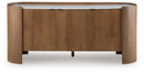 Fitzroy - Accent Cabinet - Brown / White