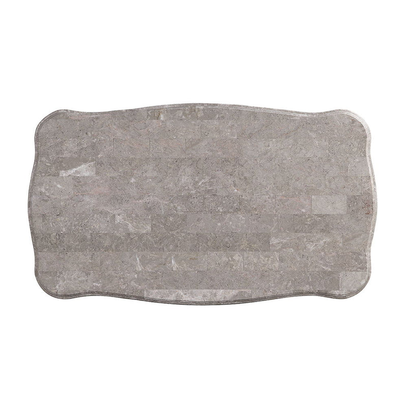 Ciddrenar - Coffee Table - Marble Top & White