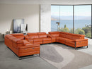 1246 - 10-Piece U-Shaped Modular Power Reclining Sectional With 4 Power Recliners And Power Headrests