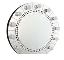 Farai - 29" Accent Mirror - Mirrored & Faux Crystal Diamonds