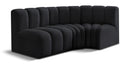 Arc - Velvet 3 Piece Sofa
