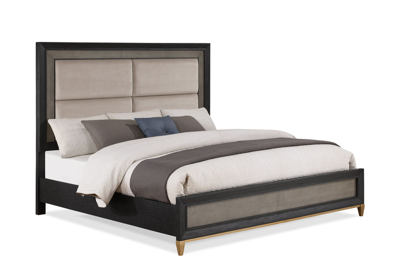 Payson - Queen Bed - Black & Gray