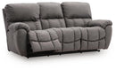 Bakerstein - Power Recline Sofa With Adjustable Headrest - Galaxy