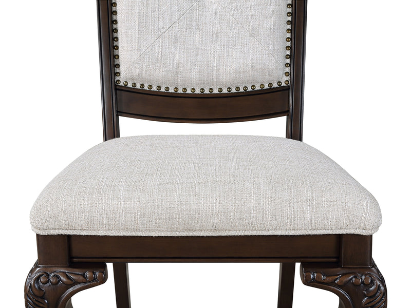 Kiera - Arm Chair (Set of 2) - Cherry Brown