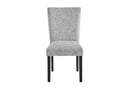 D1319 - 9 Piece Dining Room Set (Dining Table And 8 Dining Chair) - Black / Light Gray