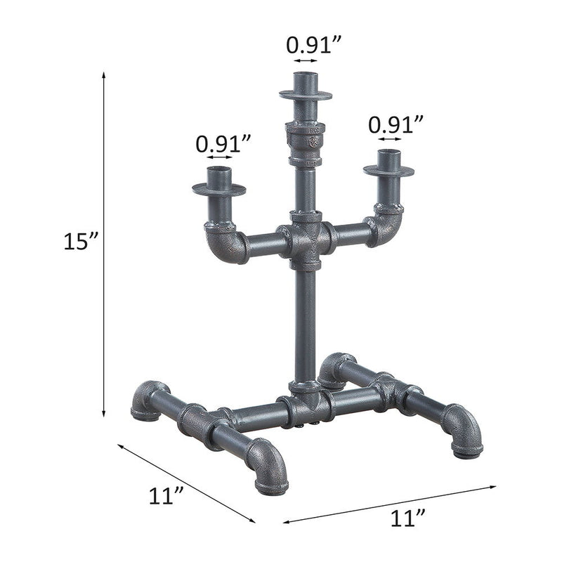Brantley - Candle Holder - Sandy Gray
