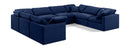 Indulge - Velvet 8 Piece Modular Sectional