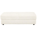 Emberson - Upholstered Rectangular Storage Ottoman - Ivory