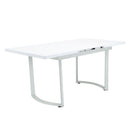 Palton - Dining Table - High Gloss White