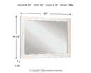 Paxberry - Bedroom Accent Mirror - Whitewash