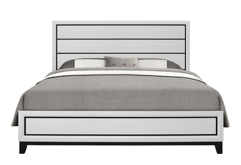 Kate - 5 Piece King Bedroom Set - White