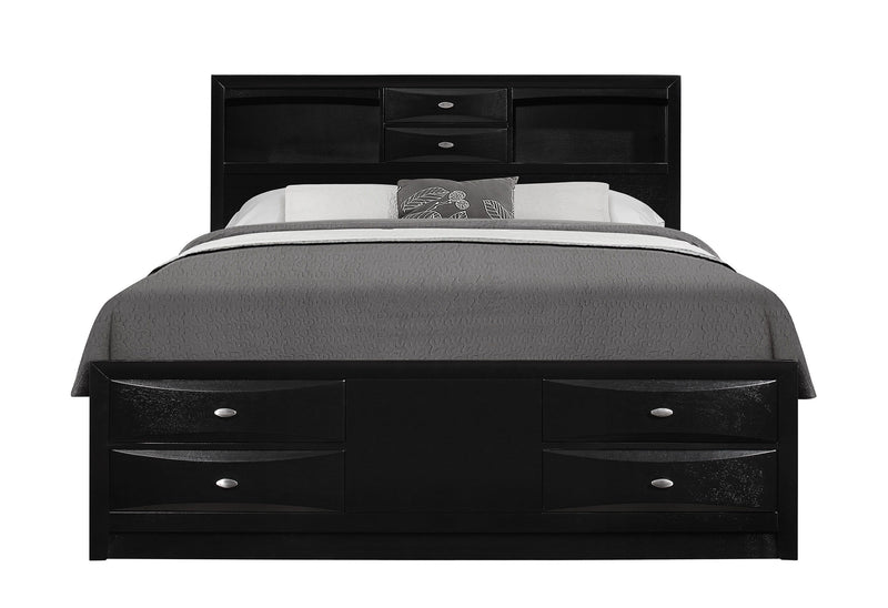 Linda - Queen Bed - Black