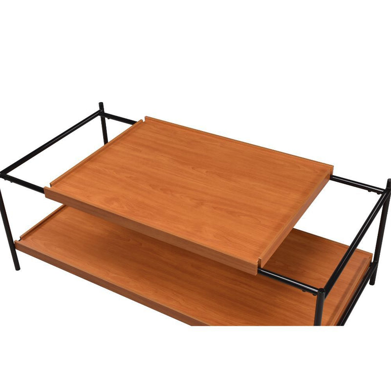 Oaken - Coffee Table - Honey Oak & Black