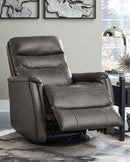 Riptyme - Swivel Glider Recliner - Quarry