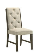 Herbert - Side Chair (Set of 2) - Espresso / Beige