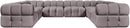 Orin - 8 Piece Modular Sectional (4 Modular Chairs, 4 Corner Chairs)