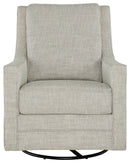 Kambria - Swivel Glider Accent Chair - Fog