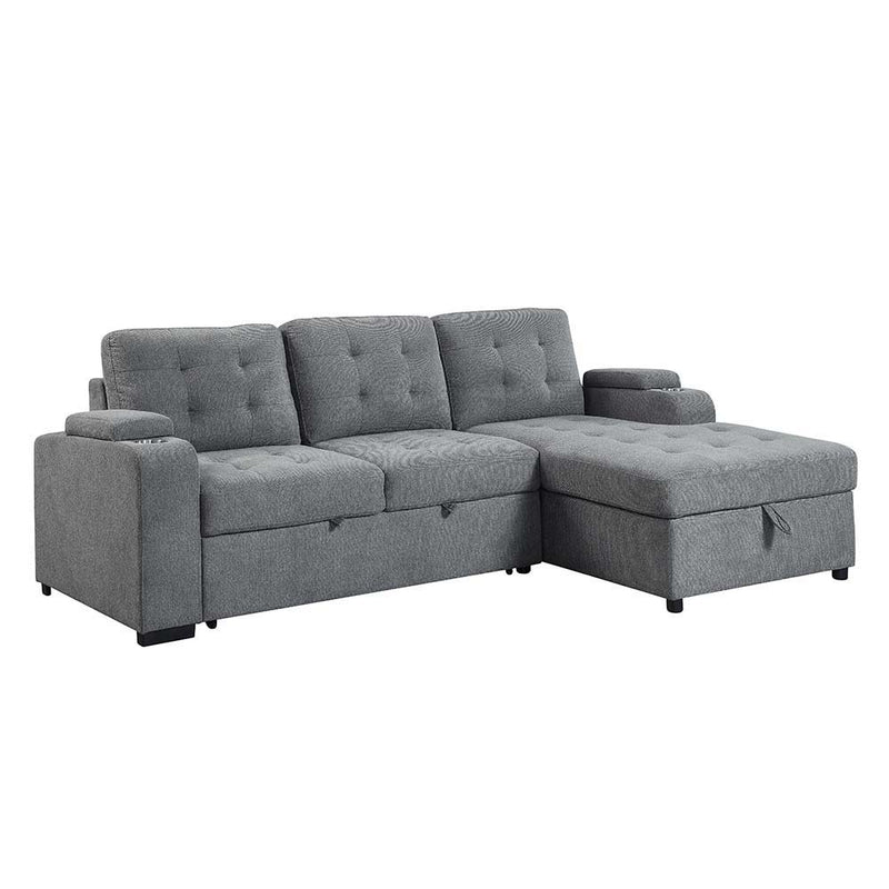 Kabira - Sectional Sofa - Gray Fabric