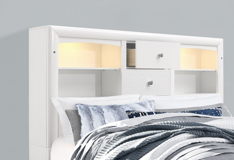 Jordyn - Queen Bed - White