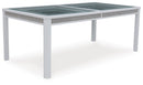 Chalanna - Rectangular Dining Room Extension Table - White