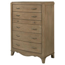 Revello - 6-Drawer Bedroom Chest Of Drawers - Washed Mango