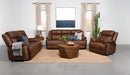 Ellington - Upholstered Padded Arm Sofa - Dark Brown