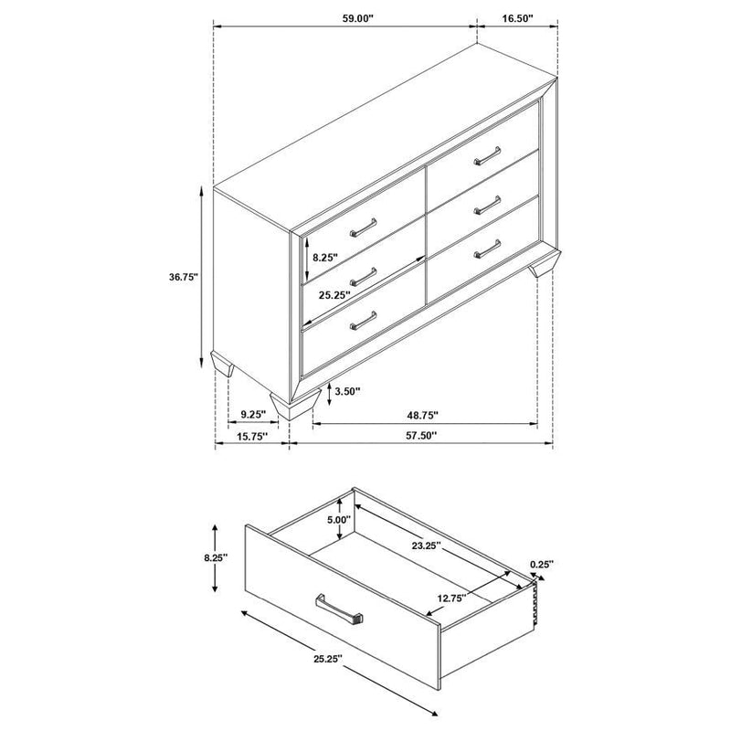 Kauffman - Transitional Storage Bed Bedroom Set