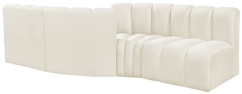 Arc - Velvet 4 Piece Sofa