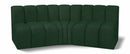 Arc - Boucle Fabric 3 Piece Modular Corner Sofa