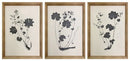 Huddwick - Wall Art Set (Set of 3) - Linen / Black